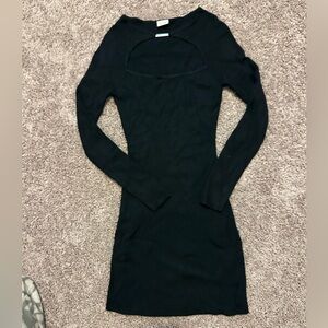 Abercrombie & Fitch Black Long Sleeve Dress